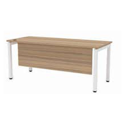 Mejor Rectangular Shape Desk C/W Steel Modesty Panel