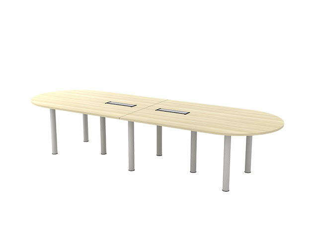 B Boat Shape Conference Table