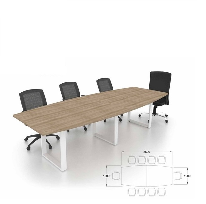Pole Leg Conference Table