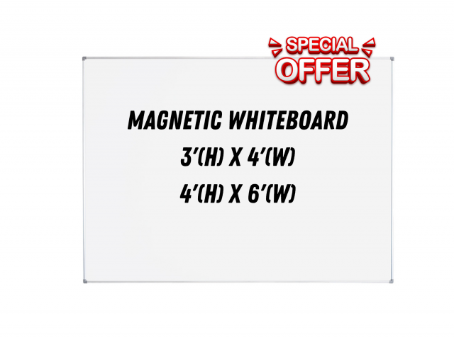 4mmTHK FRAMELESS MAGNETIC GLASS BOARD